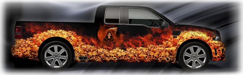Truck wrap example